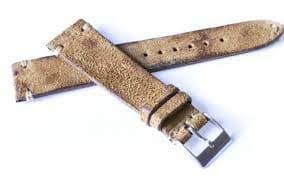 how to clean a leather watch band