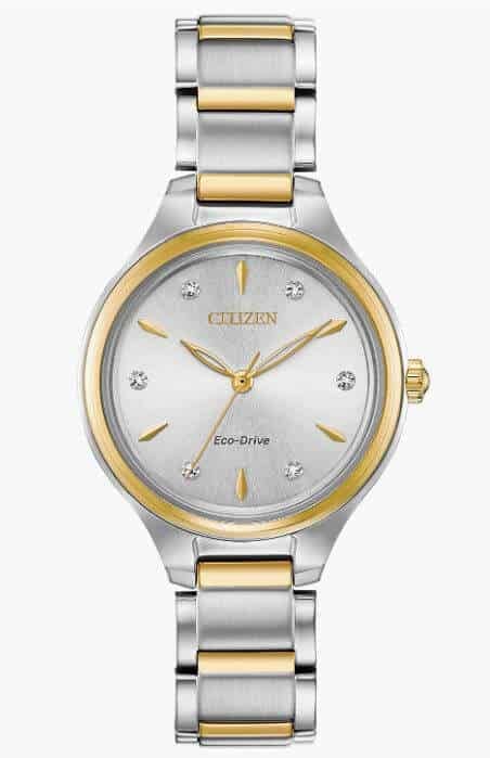 Citizen Eco-Drive Corso Women's Watch, Stainless Steel, Diamond